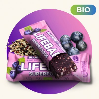 Lifefood Lifebar Superfoods BIO RAW 47 g – Zboží Mobilmania