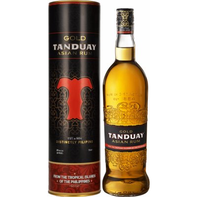 Tanduay Gold Rum 40% 0,7 l (tuba)
