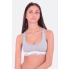 Sportovní podprsenka Calvin Klein Bralette Unlined šedá