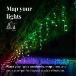 Twinkly TWI190STP-TEU LED RGB Venkovní vánoční závěs 190xLED 11,5m IP44 Wi-Fi TW0011 – Zboží Dáma