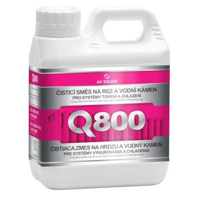 AV EQUEN Směs čistící Q800 na rez a vodní kámen pro topné systémy, 1 litr Q800/01 – Hledejceny.cz