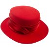 Klobouk Dámský plstěný klobouk červená Q1228 50224/03JE