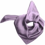 Biju dámský hedvábný čtvercový šátek YF463-37 s potiskem květin fialová 7200721-10 – Zboží Dáma