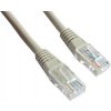 síťový kabel Gembird PP12-1M UTP, patch, 1m, šedý
