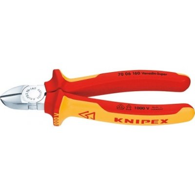 Štípací kleště Knipex 70 06 160 stranové 160mm VDE 1000V