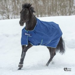 Bucas Deka SMARTEX RAIN BIG NECK FLEECE Modrá