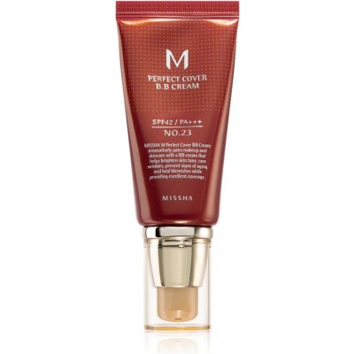 Missha Perfect Cover BB Cream SPF42 PA+++ – k-beauty tónovací BB krém s UV ochranou No. 13 Bright Beige 50 ml – Hledejceny.cz