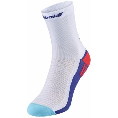 Babolat Padel Mid-Calf Socks 1P white/surf blue – Hledejceny.cz