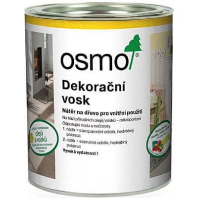 Osmo 3156 Dekorační vosk transparentní 0,75 l Tyrkysově zelená – Hledejceny.cz