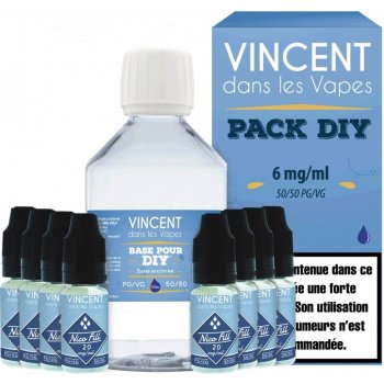 Vincent VDLV Báze PG50/VG50 6mg 210ml