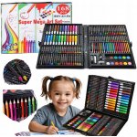 ISO 9174 Výtvarná sada Mega Art Set 168 ks růžová – Zboží Dáma