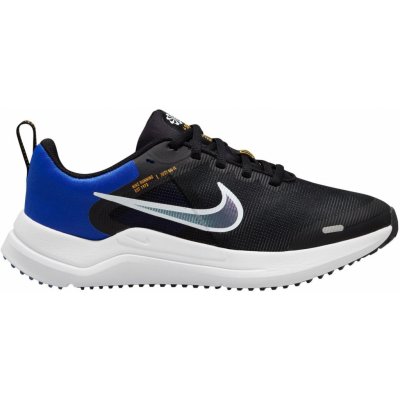 Nike Downshifter 12 black/racer blue/laser orange/white – Zboží Dáma