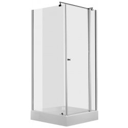 DEANTE Cubic Chrom Sprchový Kout, čtvercový, 90 Cm Kti_043p