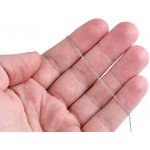 Řetízek z nerezové oceli 1,2 a 1,5 mm metráž Varianta: 2 (1,2 mm) platina, Balení: 1 m – Zboží Mobilmania