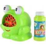 Bublifuk stroj žába plast 11x13 cm na baterie a náplň – Zboží Dáma