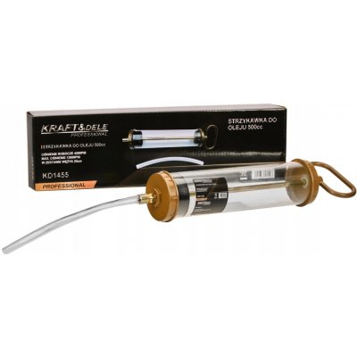 KRAFT&DELE Ruční injekční odsávačka oleje 500 ml 230 mm KD1455 – Hledejceny.cz