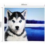 Sungwang Optic Hadřík na brýle z mikrovlákna motiv Husky 1 ks – Zboží Dáma