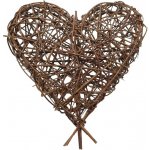 Proutěné srdce přírodní 40 cm – Zboží Mobilmania