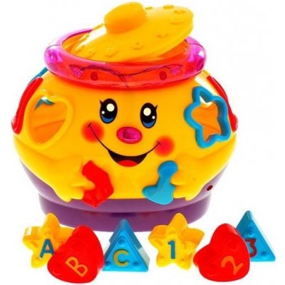 Majlo Toys multifunkční kotlík s vkládačkou Funny Pot žlutý – Hledejceny.cz