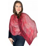 Šál Pašmína Florenta červená – Sleviste.cz