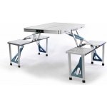 Garthen 340 Skládací hliníkový stůl s vestavěnými lavicemi – Zboží Dáma