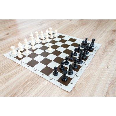 Šachová souprava Staunton komplet velká hnědá – Zbozi.Blesk.cz