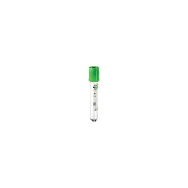  VACUTEST LiHep 2 ml, 75 × 13, zelená