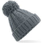 Beechfield Cable Knit Melange beanie světle šedá – Hledejceny.cz