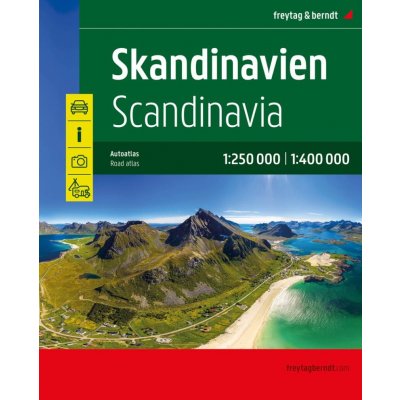 Skandinavie - Autoatlas 1:200.000-1:400.000