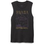 Prana Everyday Vw Graphic Tank Lady charcoal mindscape – Hledejceny.cz