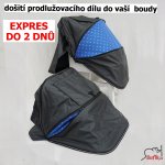 Easywalker Prodloužení boudy na zip na DUO všití dalšího dílu do vaší boudy – Zboží Mobilmania