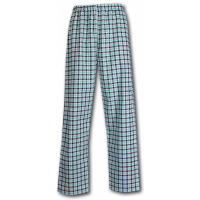 Luiz 57 pánské pyžamové kalhoty plátno zelené – Zboží Mobilmania