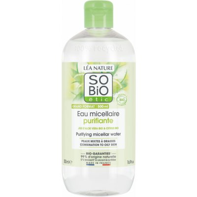 SO’BiO étic Aloe Vera zinek a citrusy micelární voda 500 ml – Sleviste.cz
