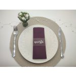 Svatební jmenovka z plexiskla Obdélník - D-decor – Zboží Dáma