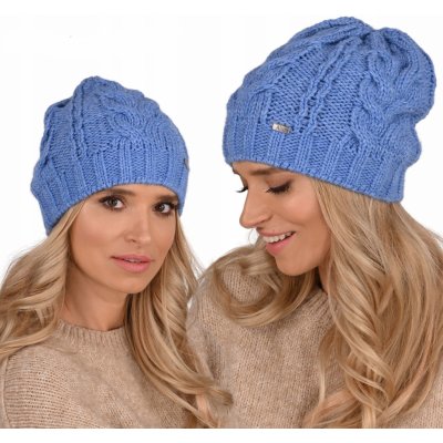 Fashionweek dámská čepice beanie šmoulinka ZIZI-A4 Modrá – Hledejceny.cz