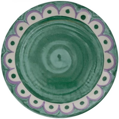 Villa Altachiara Zelené porcelánové talíře v sadě 27 cm Tangeri green 6 ks – Sleviste.cz