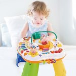 New Baby Mluvící a hrající stoleček s jezdícím vláčkem CZ/SK – Zboží Mobilmania