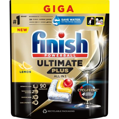 Finish Ultimate Plus Lemon tablety do myčky 90 ks – Zboží Dáma