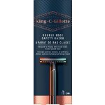 Gillette King Double Edge + 4 ks hlavic – Zbozi.Blesk.cz