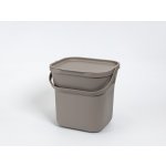 Plastia koš na bioodpad s vložkou Taupe – Zbozi.Blesk.cz