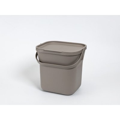 Plastia koš na bioodpad s vložkou Taupe – Zbozi.Blesk.cz