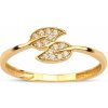 Prsteny Lillian Vassago Zlatý prsten s přírodním motivem LLV95 GR032