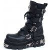 Pánské kotníkové boty New Rock boty Basic Boots 373-S4 black