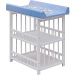 Scarlett Přebalovací pult Jáš Bílý - Galaxy - Modré – Zboží Dáma