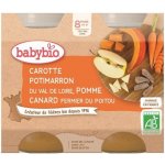 Babybio Mrkev s máslovou dýni kuřetem a rýži 2 x 200 g – Zboží Dáma