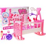 JOKO Kolébka pro panenky s kolotočem a nádobím – Zboží Dáma