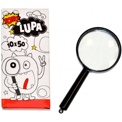 Lupa plast sklo 11cm v krabičce 6x14cm – Zbozi.Blesk.cz