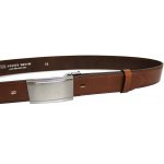 Penny belts pánský kožený společenský opasek 35-020-4PS-48 Hnědý – Sleviste.cz