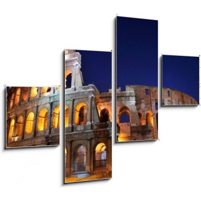 Obraz čtyřdílný 4D - 120 x 90 cm - Colosseum Koloseum – Zbozi.Blesk.cz