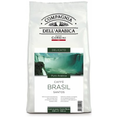 Corsini Caffé Brasile Santos 250 g – Zboží Mobilmania
